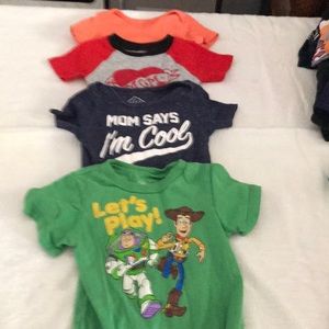 4 size 12m baby boy onesies